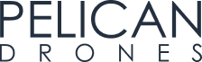 Pelican Drones wordmark logo — drone services Florida